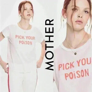 MOTHER The Boxy Goodie Goodie Graphic Tee in Pick Your Poison